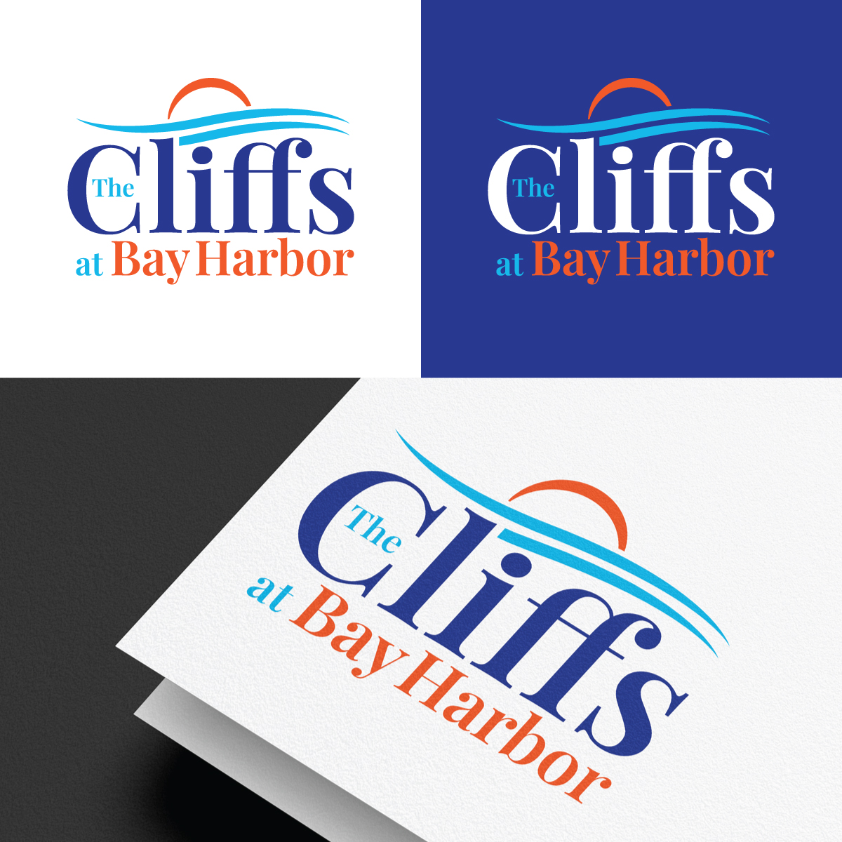 Logo Design by riya.mitra07j for The Cliffs at Bay Harbor | Design #35016074
