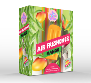 Box / Package Design for Air Freshener with Popsicle Theme