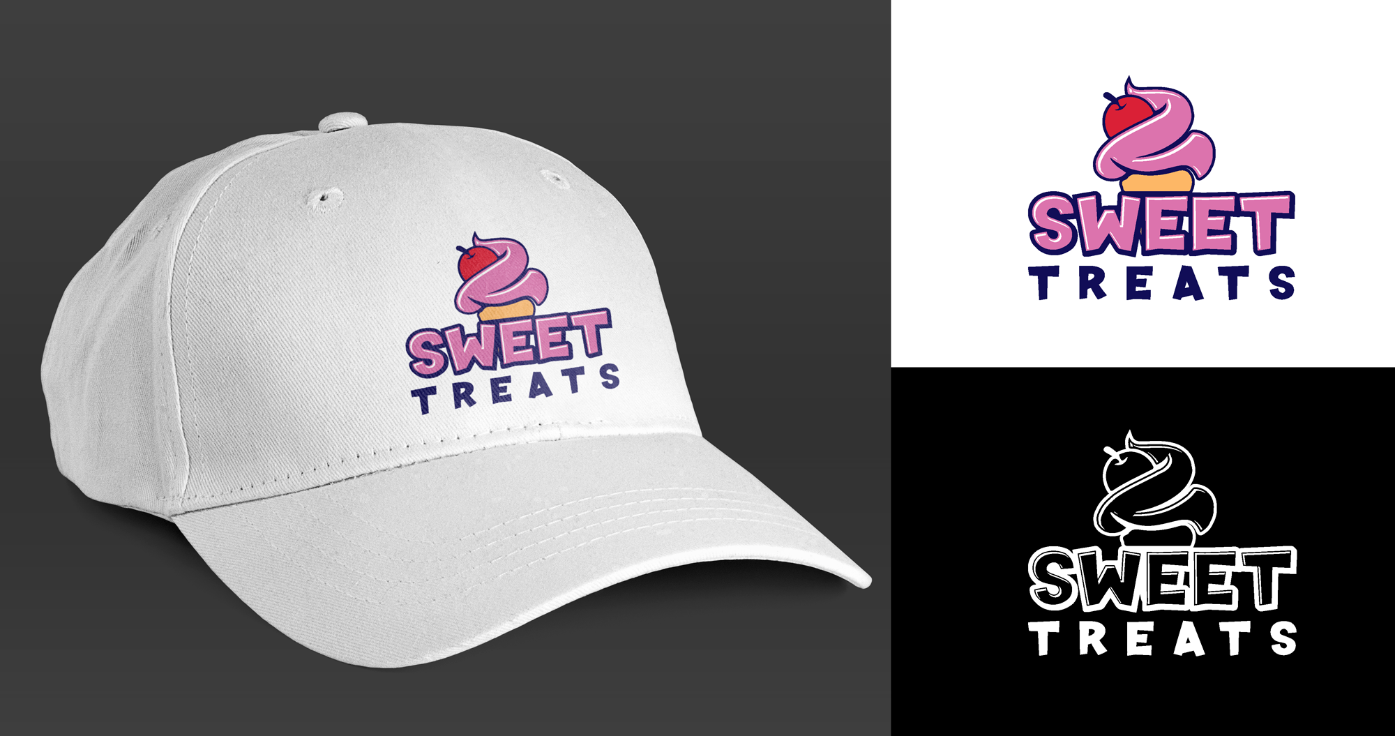 Diseño de Logo por RA-bica para Sweet Treats  | Diseño #35022129