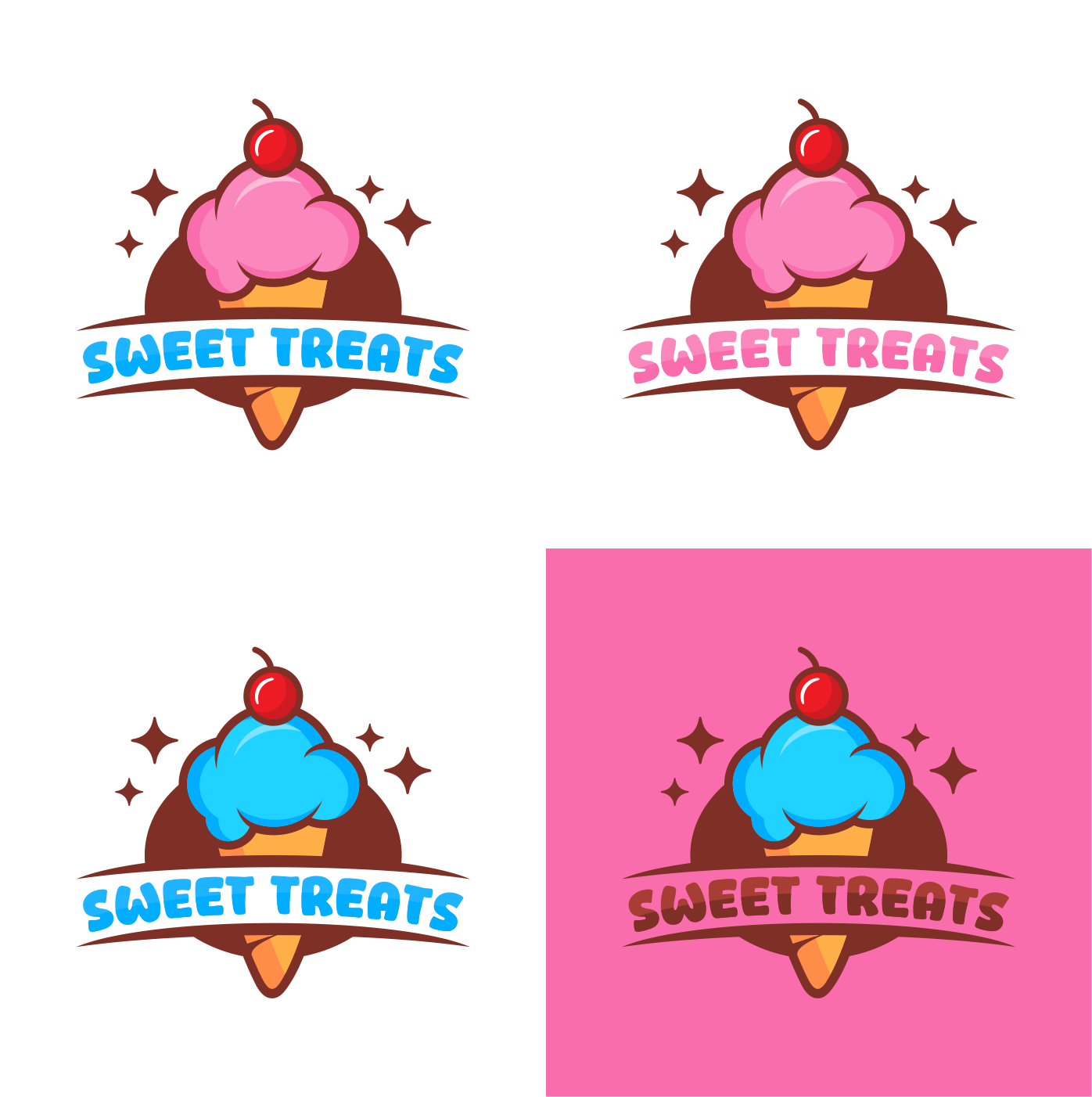 Logo Design by fatih 10 for Sweet Treats  | Design #35018375
