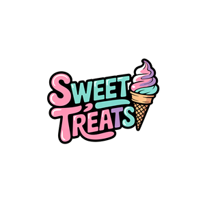 Logo Design by VALUES for Sweet Treats  | Design: #35016417