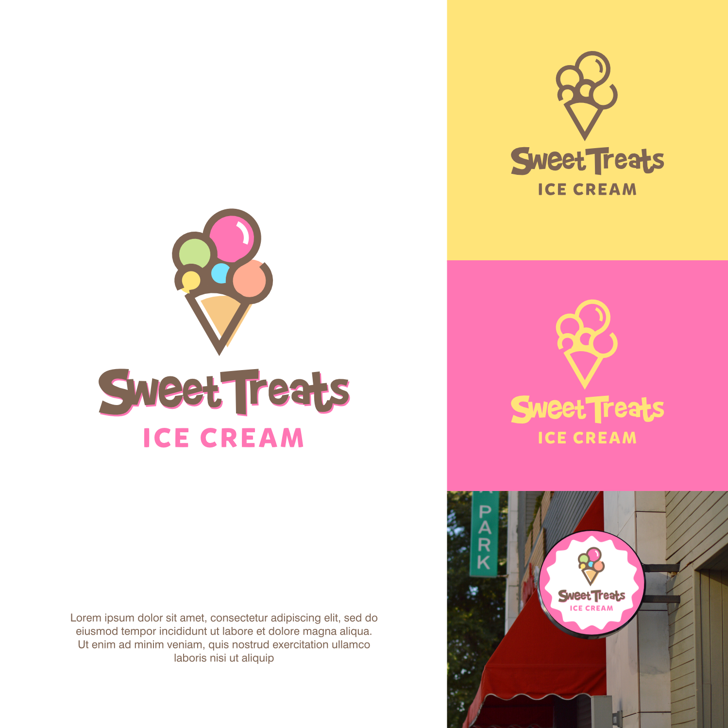 Diseño de Logo por ThiagoB para Sweet Treats  | Diseño #35016833