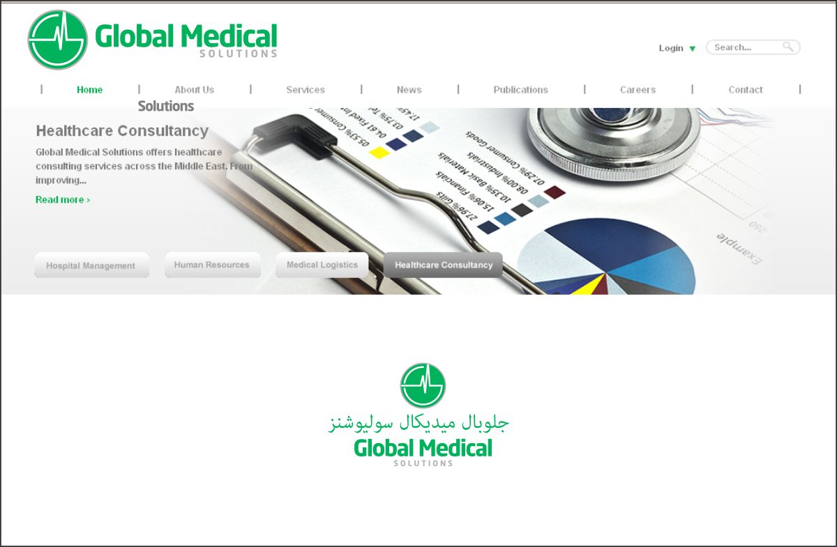 Logo Design by nDmB Original for Global Medical Solutions | Design #770968