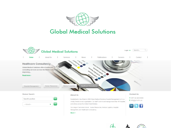 Logo-Design von bysaule für Global Medical Solutions | Design #764973