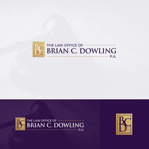 Logo-Design von HADE DESAIN für The Law Office of Brian C. Dowling, P.A. | Design: #35031313