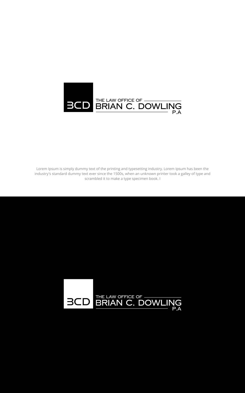 Logo-Design von SanaPixel für The Law Office of Brian C. Dowling, P.A. | Design #35030073