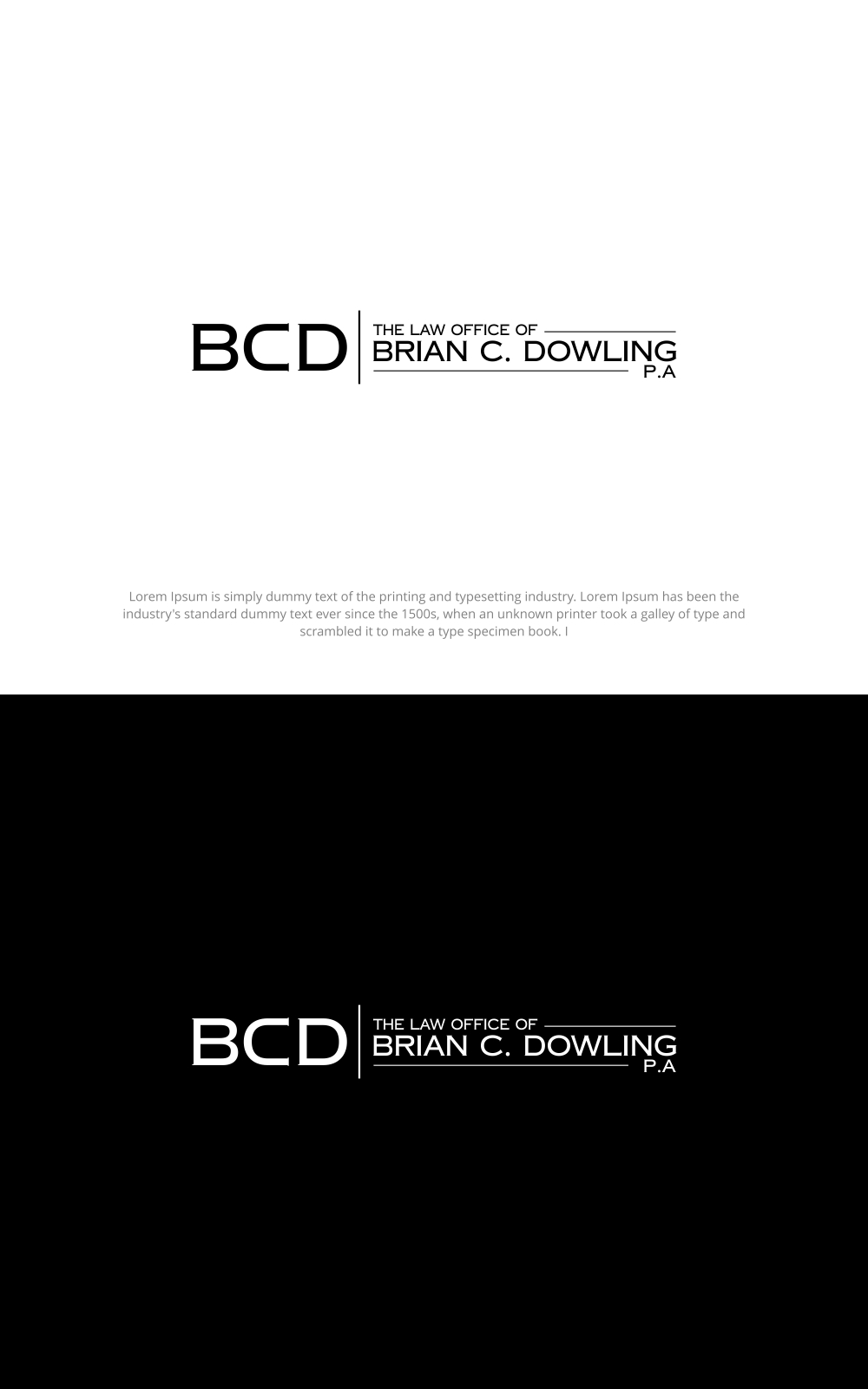 Logo Design by SanaPixel for The Law Office of Brian C. Dowling, P.A. | Design #35030076
