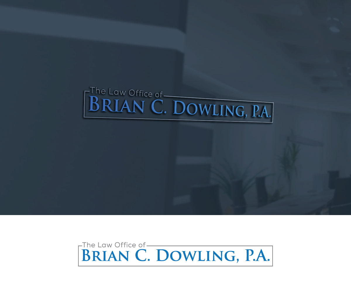 Logo Design by Srk pix!14 for The Law Office of Brian C. Dowling, P.A. | Design #35021084