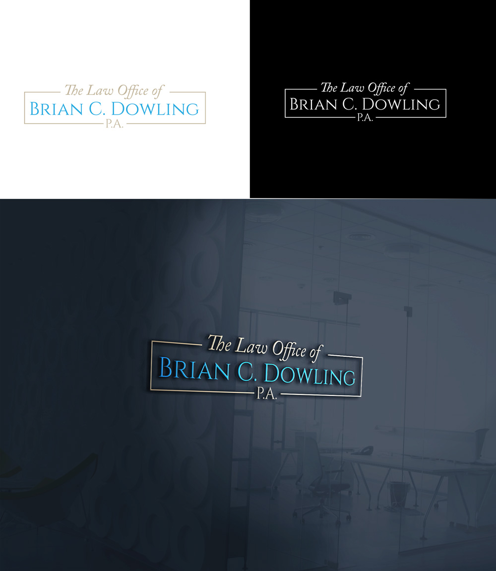 Logo Design by RA-bica for The Law Office of Brian C. Dowling, P.A. | Design #35024598