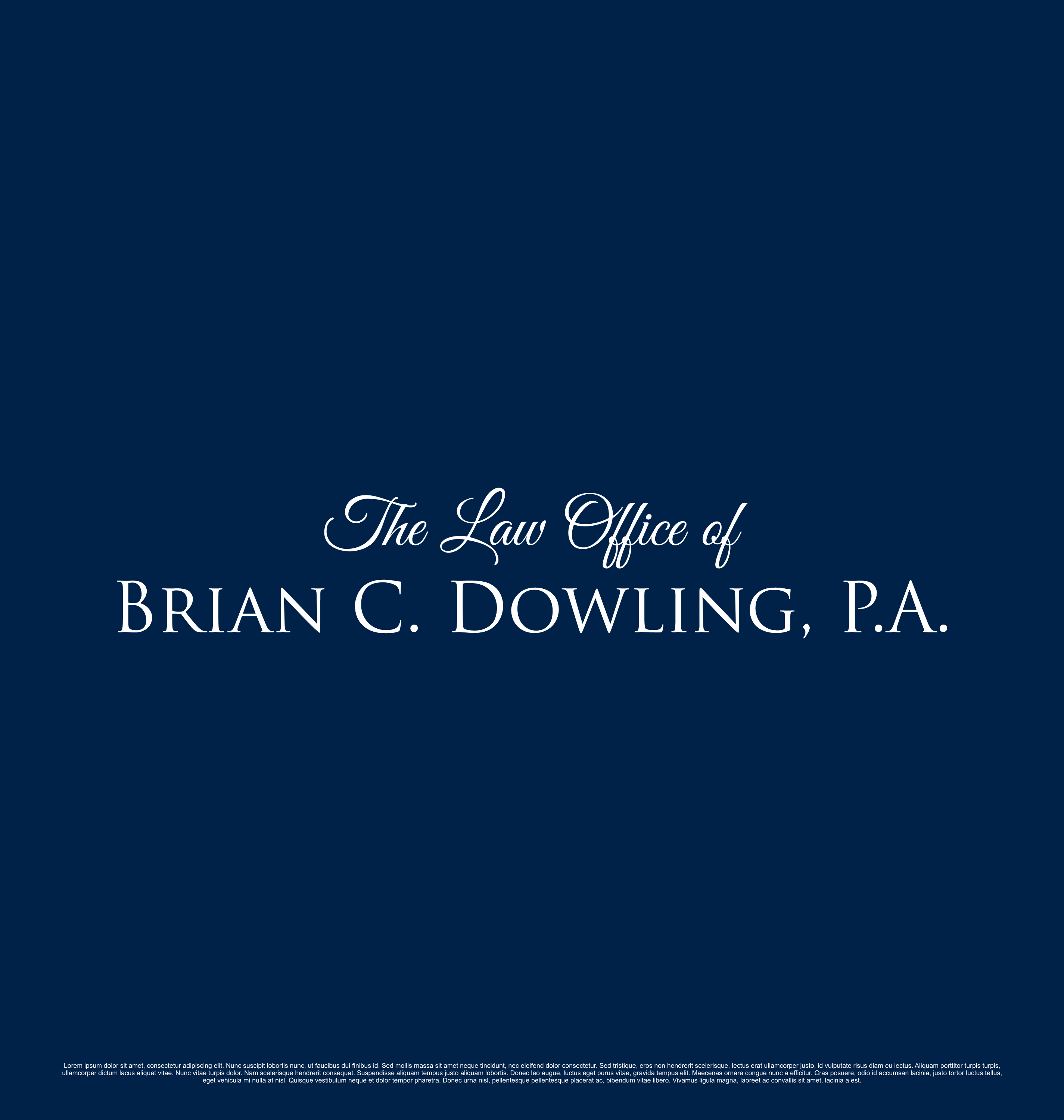 Logo Design by saesean for The Law Office of Brian C. Dowling, P.A. | Design #35023943