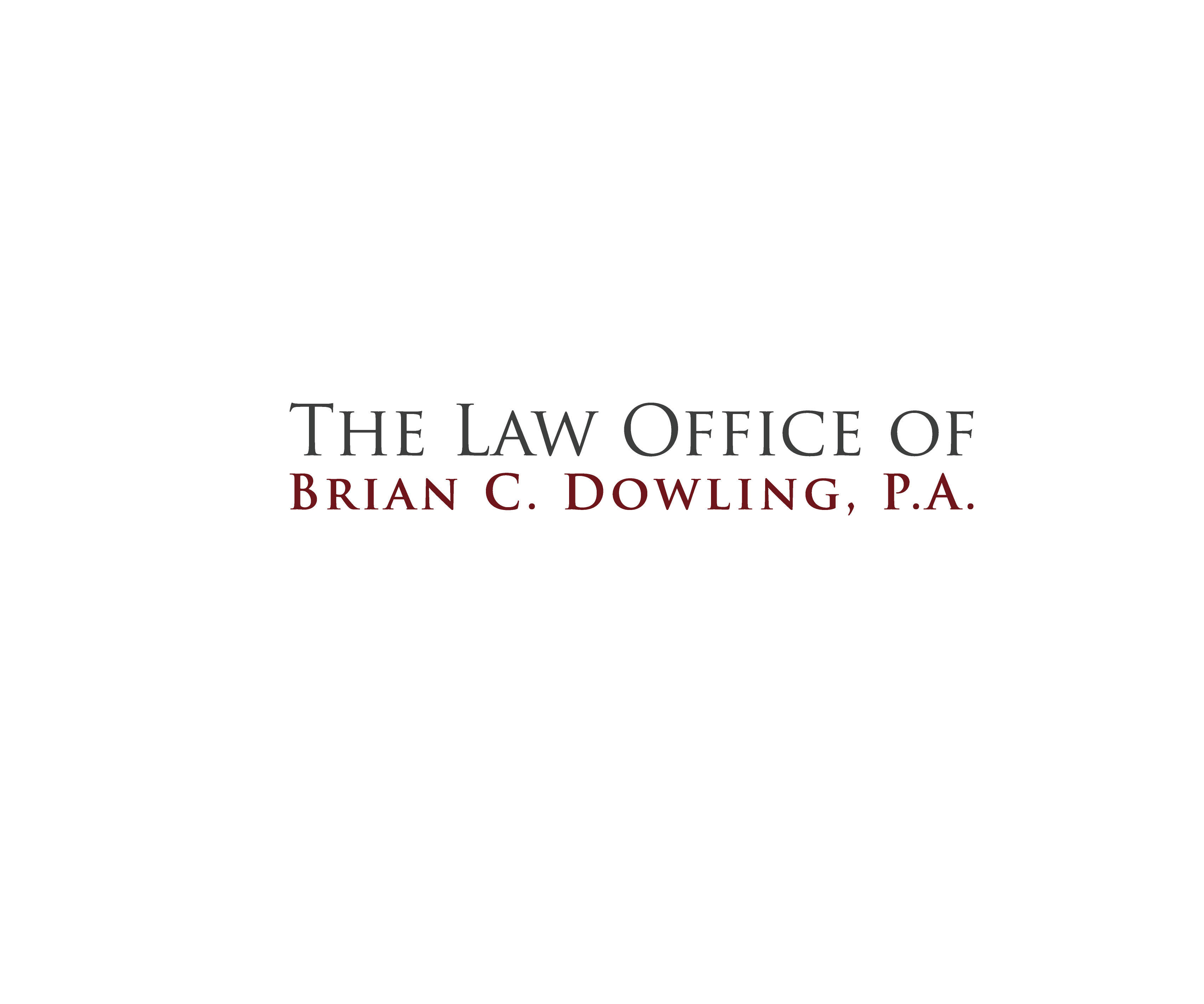Logo Design by Muina for The Law Office of Brian C. Dowling, P.A. | Design #35022977