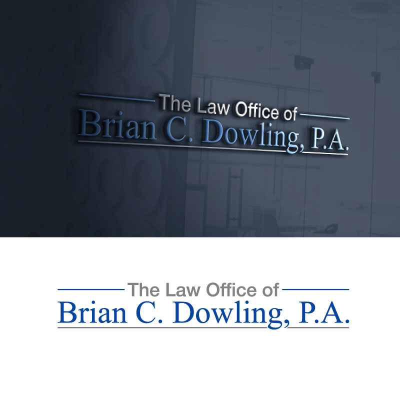 Logo-Design von Plextone für The Law Office of Brian C. Dowling, P.A. | Design #35023478