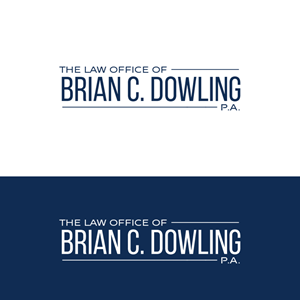 Logo-Design von Noor Ezz für The Law Office of Brian C. Dowling, P.A. | Design: #35021343