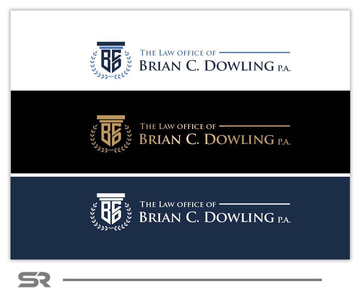 Logo Design by Raw Canvas for The Law Office of Brian C. Dowling, P.A. | Design #35023646