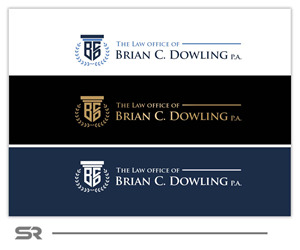 Logo-Design von Raw Canvas für The Law Office of Brian C. Dowling, P.A. | Design: #35023646