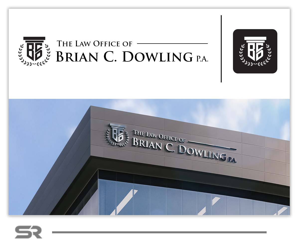Logo-Design von Raw Canvas für The Law Office of Brian C. Dowling, P.A. | Design #35023654