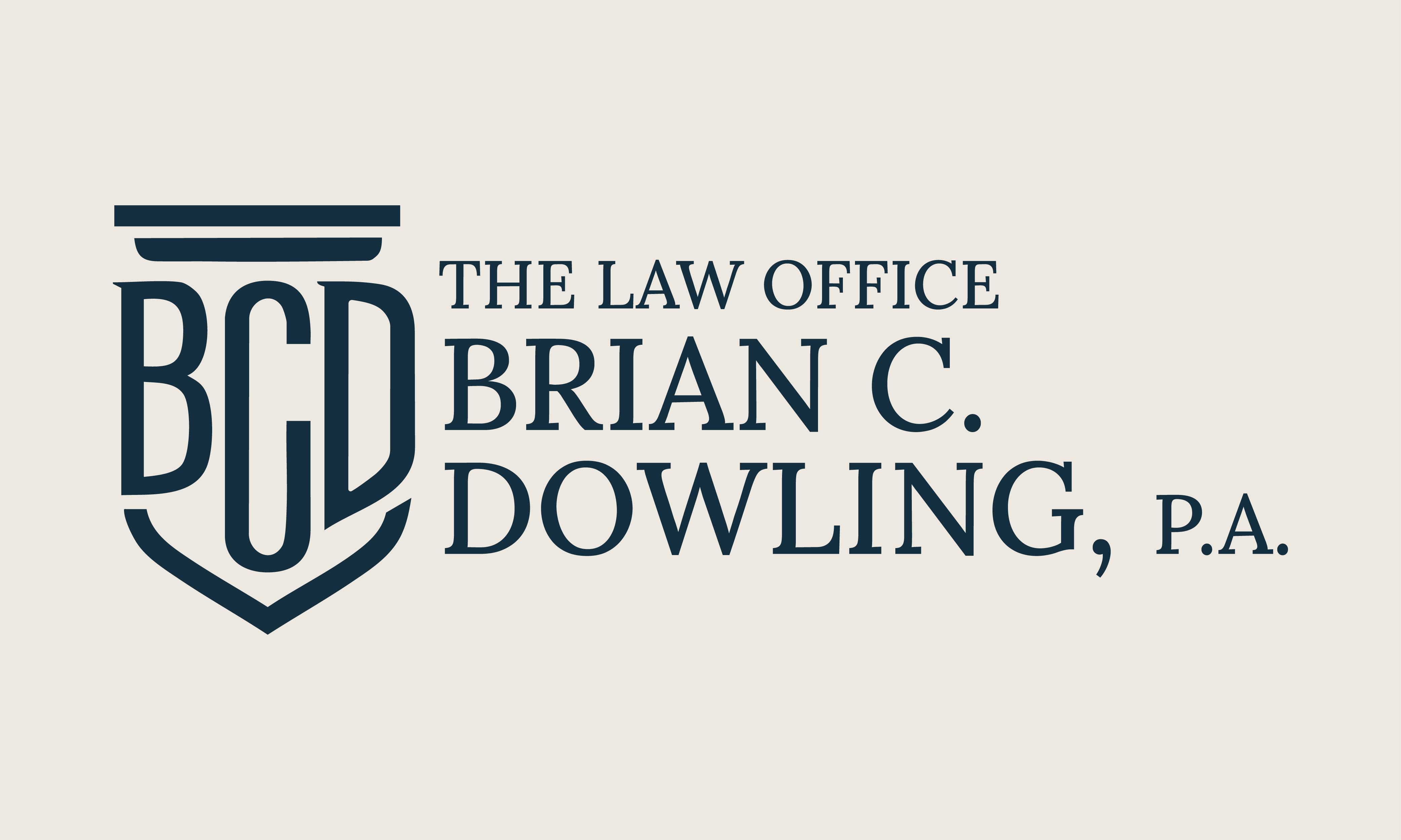 Logo Design by Max37 for The Law Office of Brian C. Dowling, P.A. | Design #35024555
