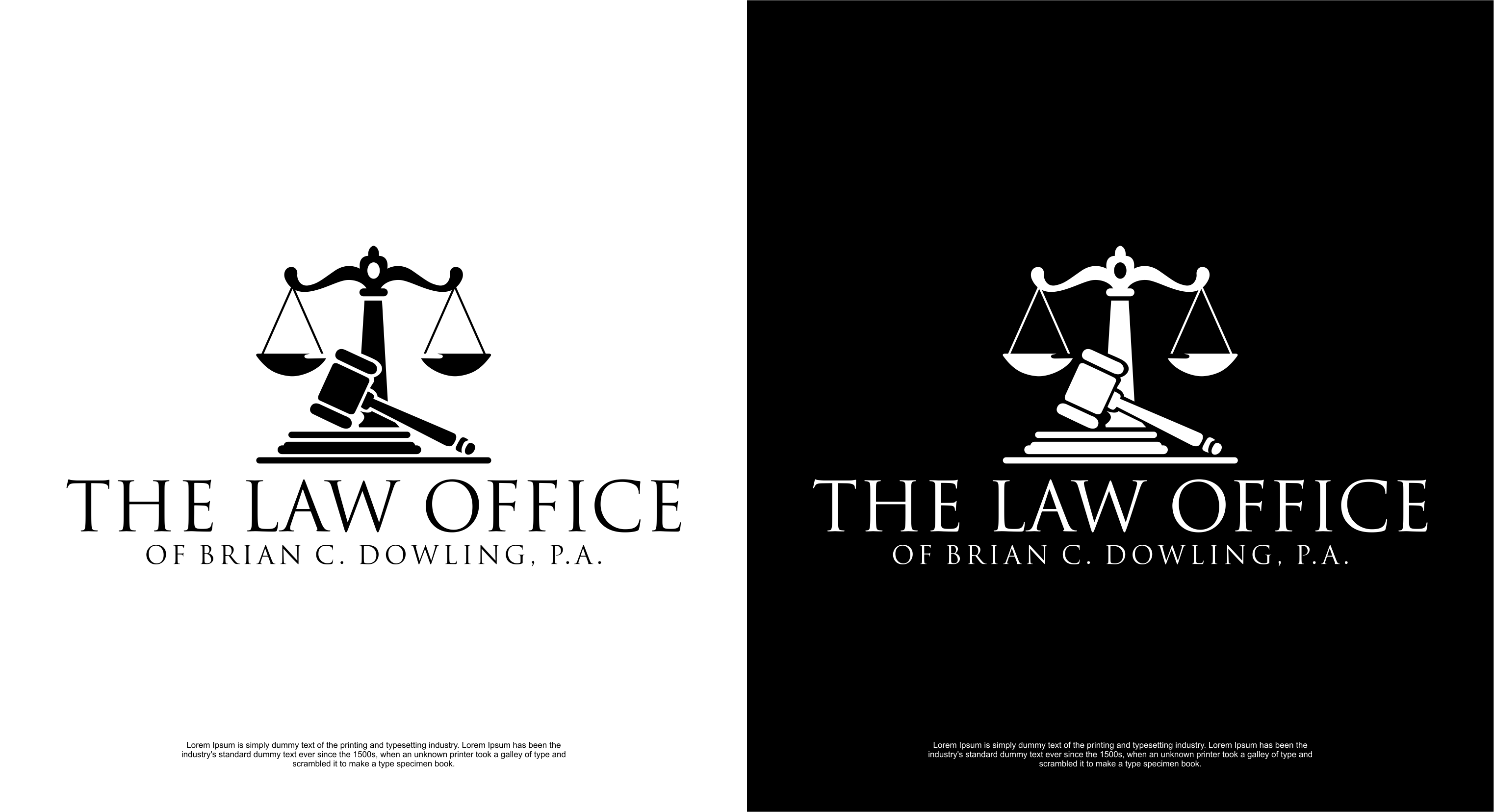 Logo-Design von element2 für The Law Office of Brian C. Dowling, P.A. | Design #35023900