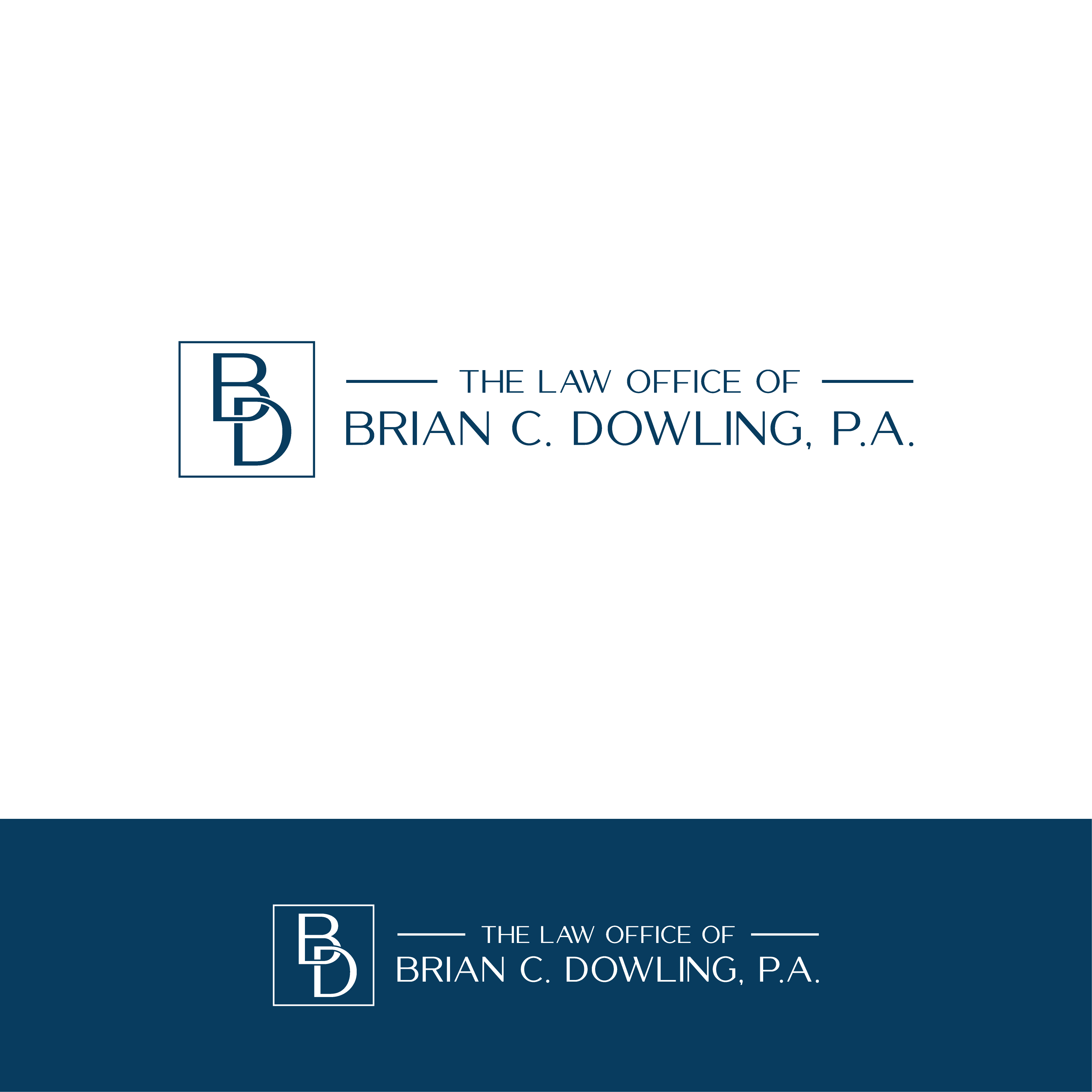 Logo Design by xum for The Law Office of Brian C. Dowling, P.A. | Design #35022797