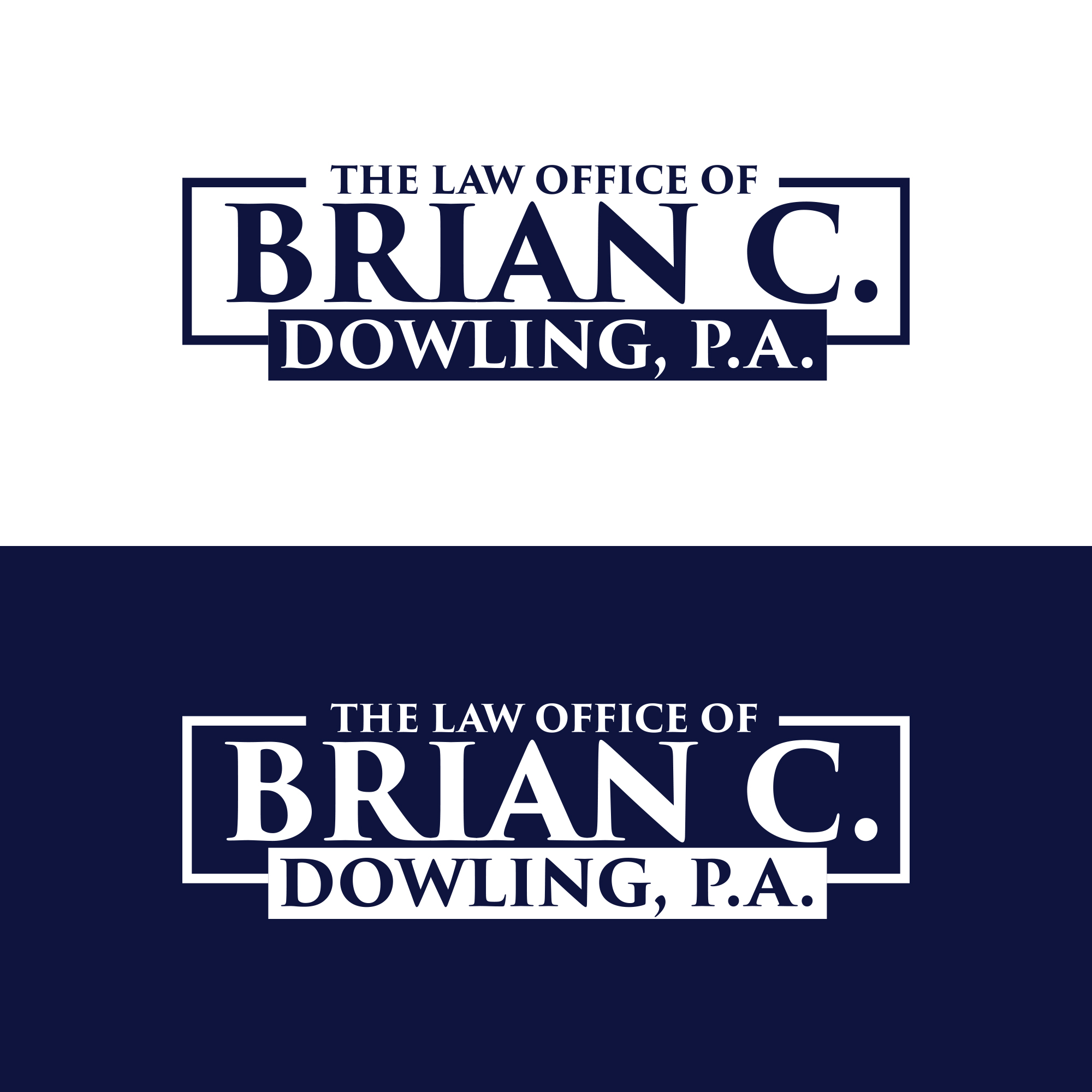 Logo-Design von DSCMedia™ für The Law Office of Brian C. Dowling, P.A. | Design #35031693