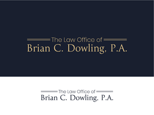 Logo Design by Owltive for The Law Office of Brian C. Dowling, P.A. | Design: #35022258