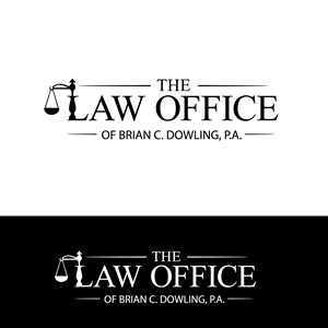 Logo-Design von GODDREAMCREATION für The Law Office of Brian C. Dowling, P.A. | Design #35021261