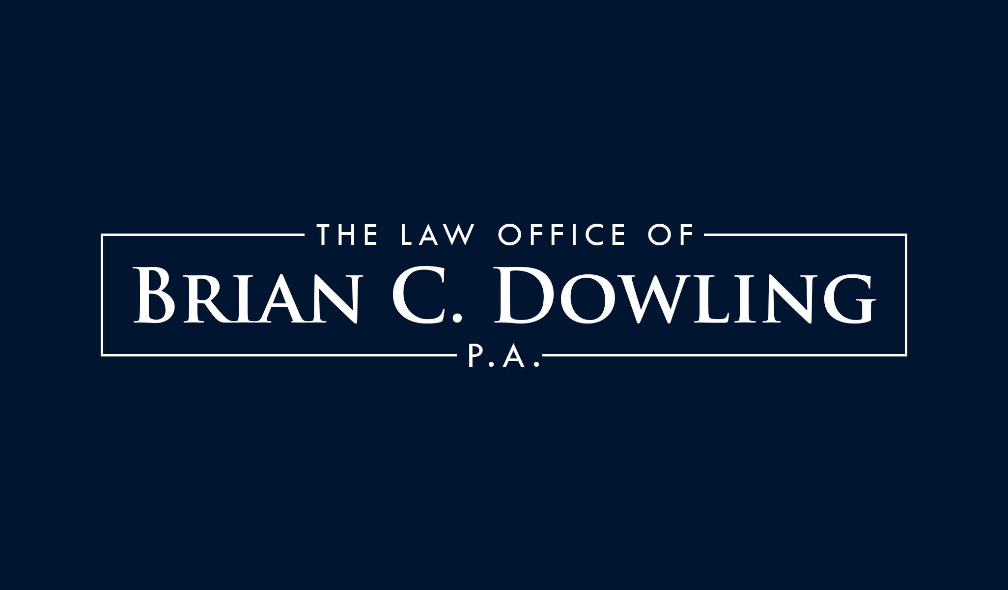 Logo-Design von Soonia für The Law Office of Brian C. Dowling, P.A. | Design #35020990