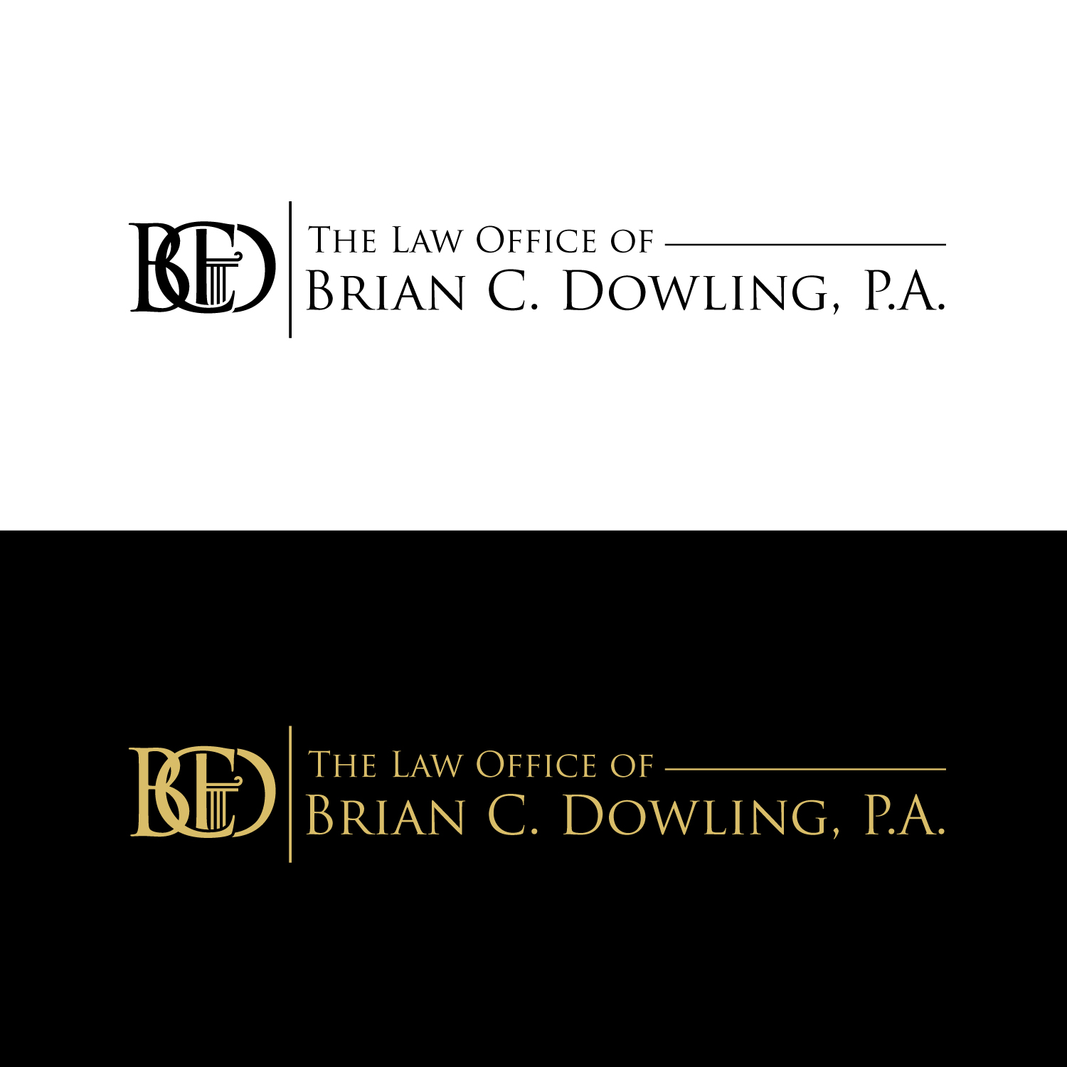 Logo Design by geni for The Law Office of Brian C. Dowling, P.A. | Design #35025446