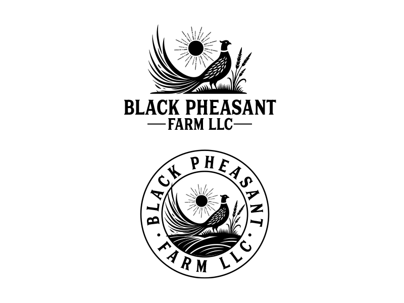 Logo Design by Solarex Corporation for Black Pheasant Farm LLC | Design #35045856