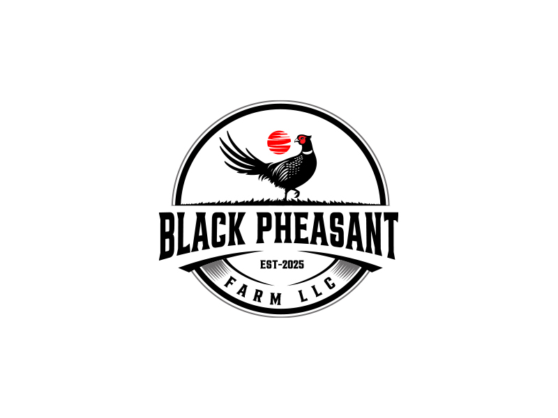 Logo Design by Solarex Corporation for Black Pheasant Farm LLC | Design #35072256