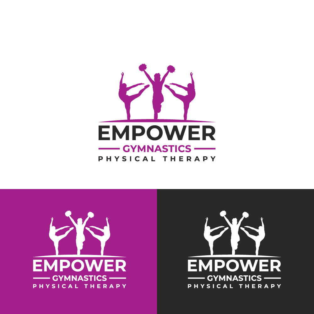 Logo Design by Suvendu.S for Empower Gymnastics Physical Therapy | Design #35076344