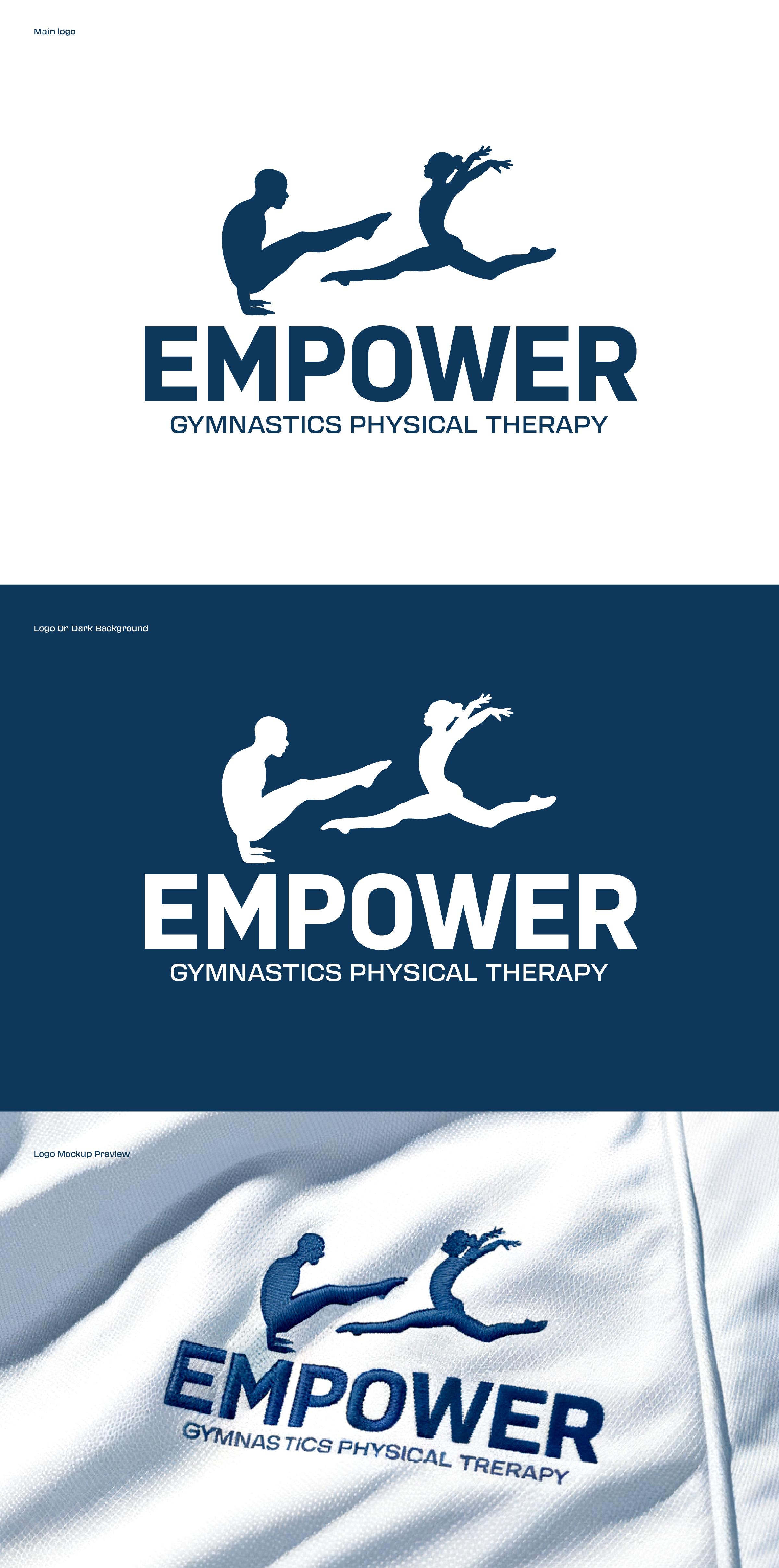 Logo Design by Mukuuu for Empower Gymnastics Physical Therapy | Design #35065062