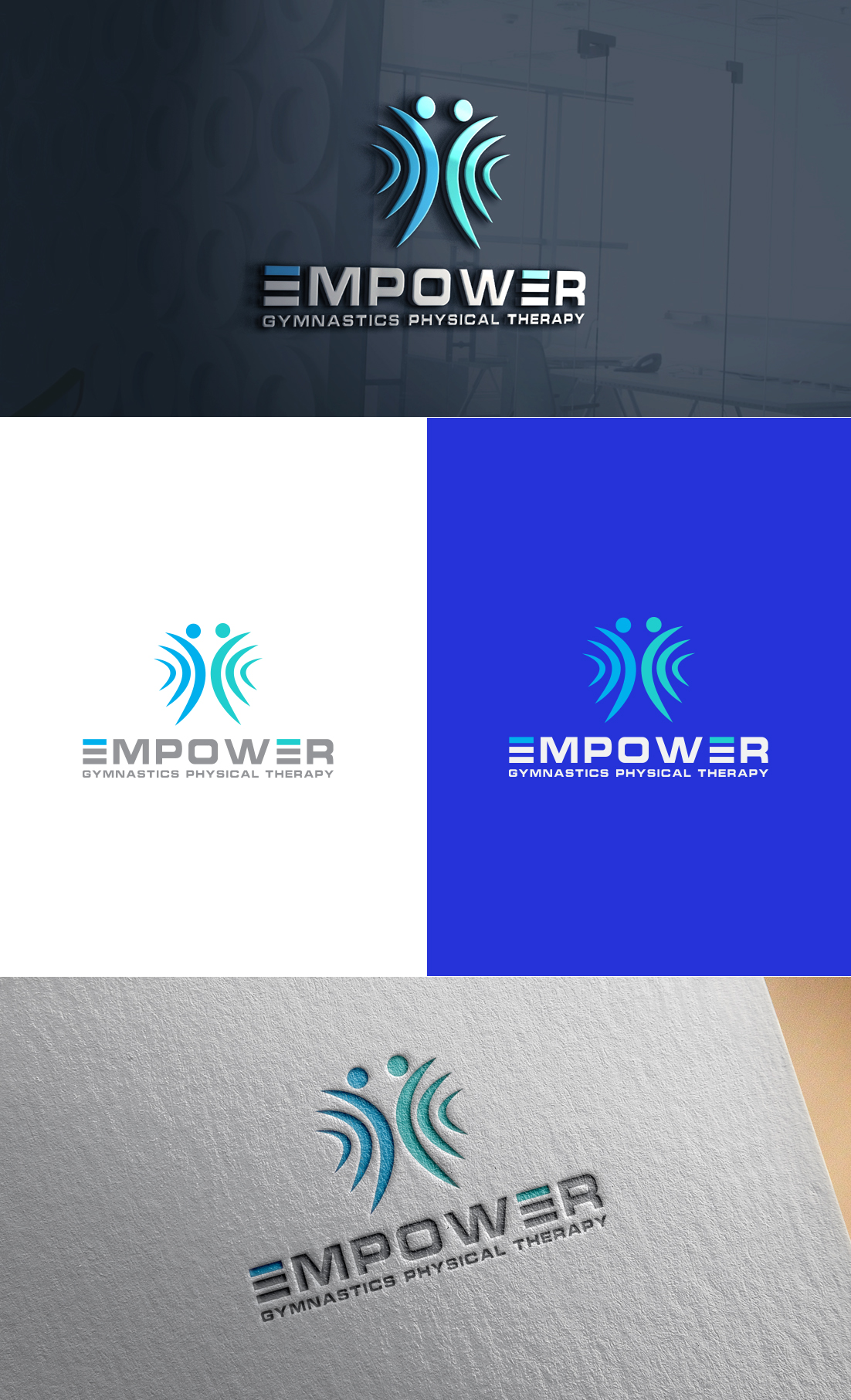 Logo Design by GLDesigns for Empower Gymnastics Physical Therapy | Design #35021300