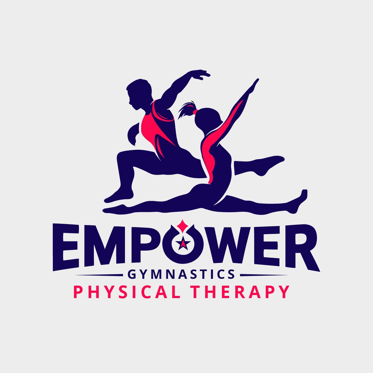 Logo Design by CreativeFeather for Empower Gymnastics Physical Therapy | Design #35023286