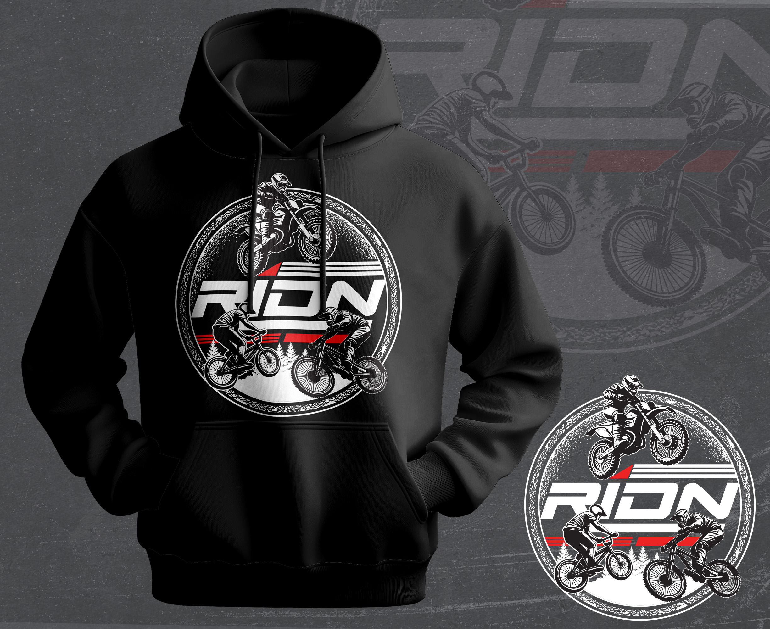 T-shirt Design by Drawingbook for RIDN | Design #35038568