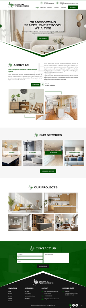 Web Design by pb for this project | Design: #35034509