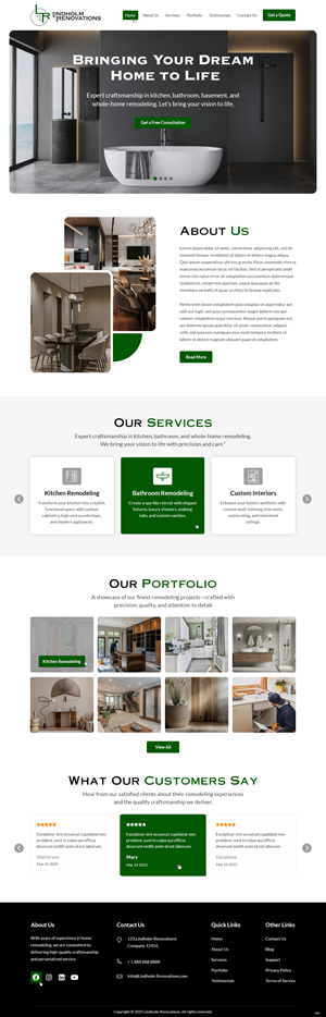 Web Design by pb for this project | Design: #35034512