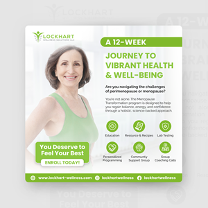 Graphic Design by Hakaze Std for Lockhart Wellness Solutions, LLC | Design #35041863