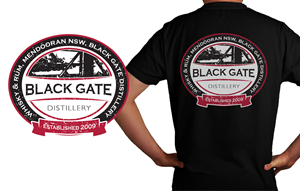 T-shirt Design by JKIANN08 for Black Gate Distillery | Design: #35032039