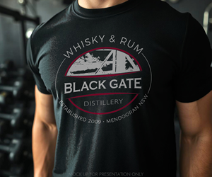 T-shirt Design by NancyTan for Black Gate Distillery | Design: #35062218