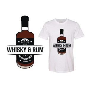 T-shirt Design by bartolomeus for Black Gate Distillery | Design: #35031827