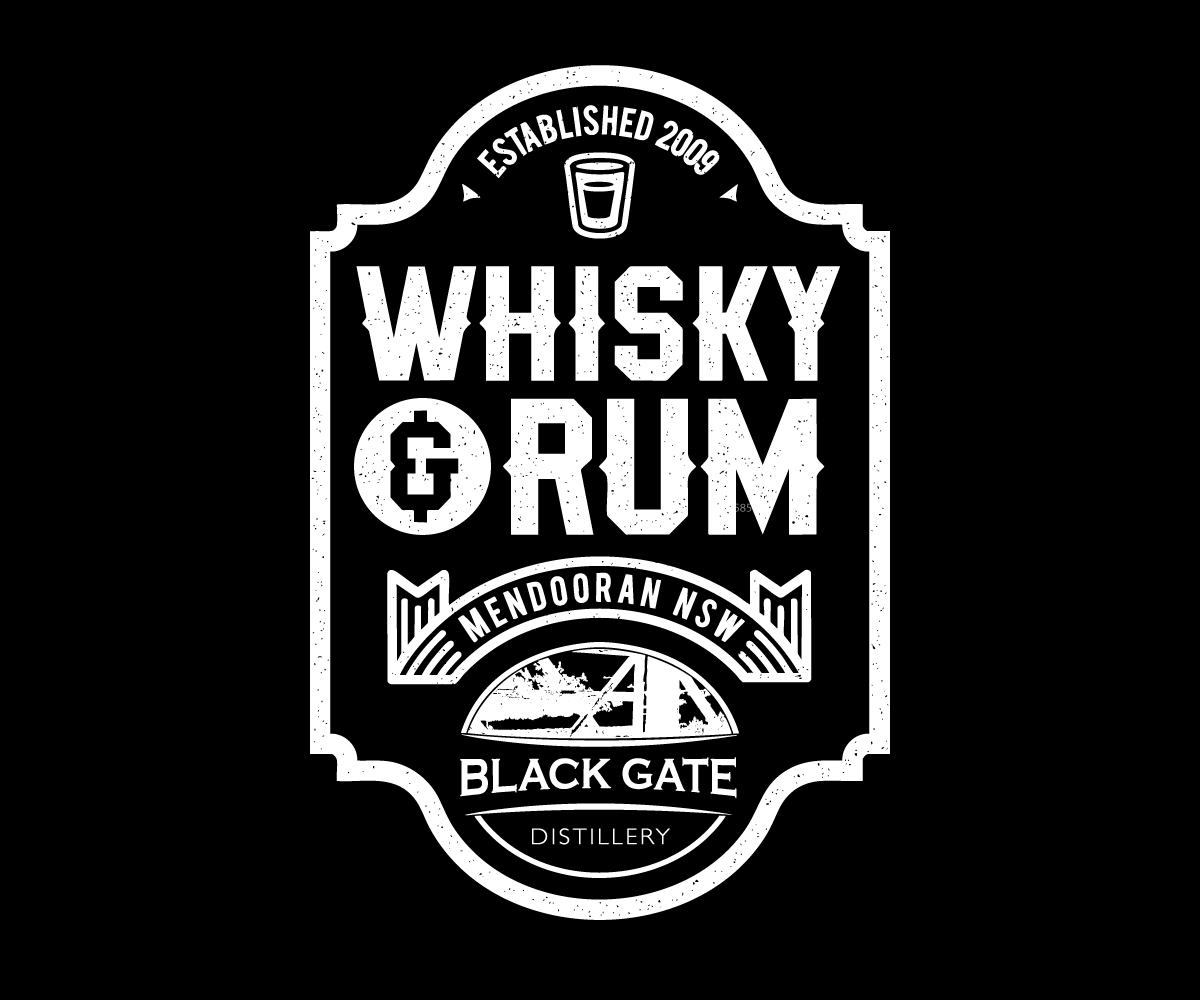 T-shirt Design by Curtis Sharp for Black Gate Distillery | Design #35035379