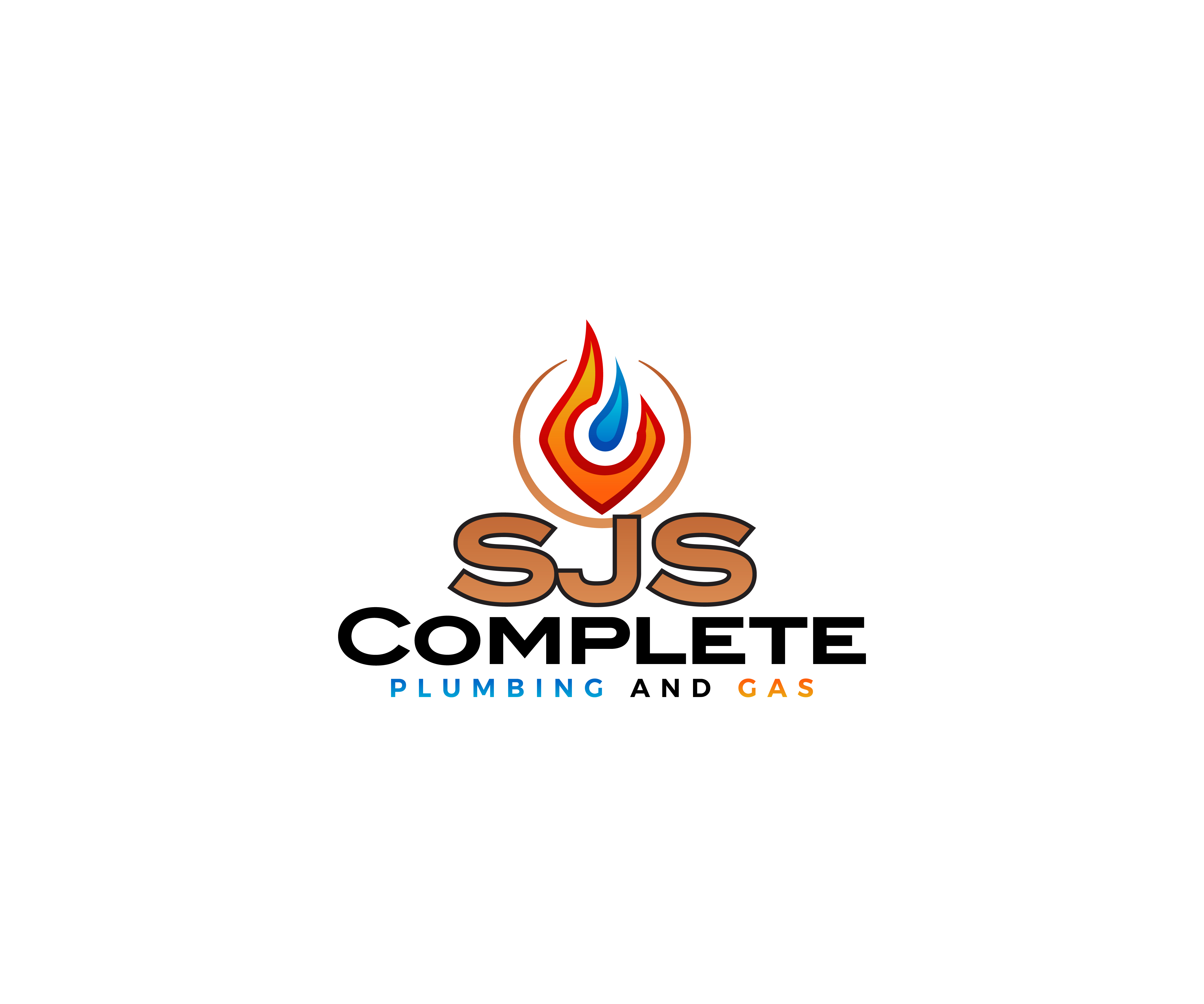 Logo Design by James J. for SJS Complete Plumbing and Gas  | Design #35041914