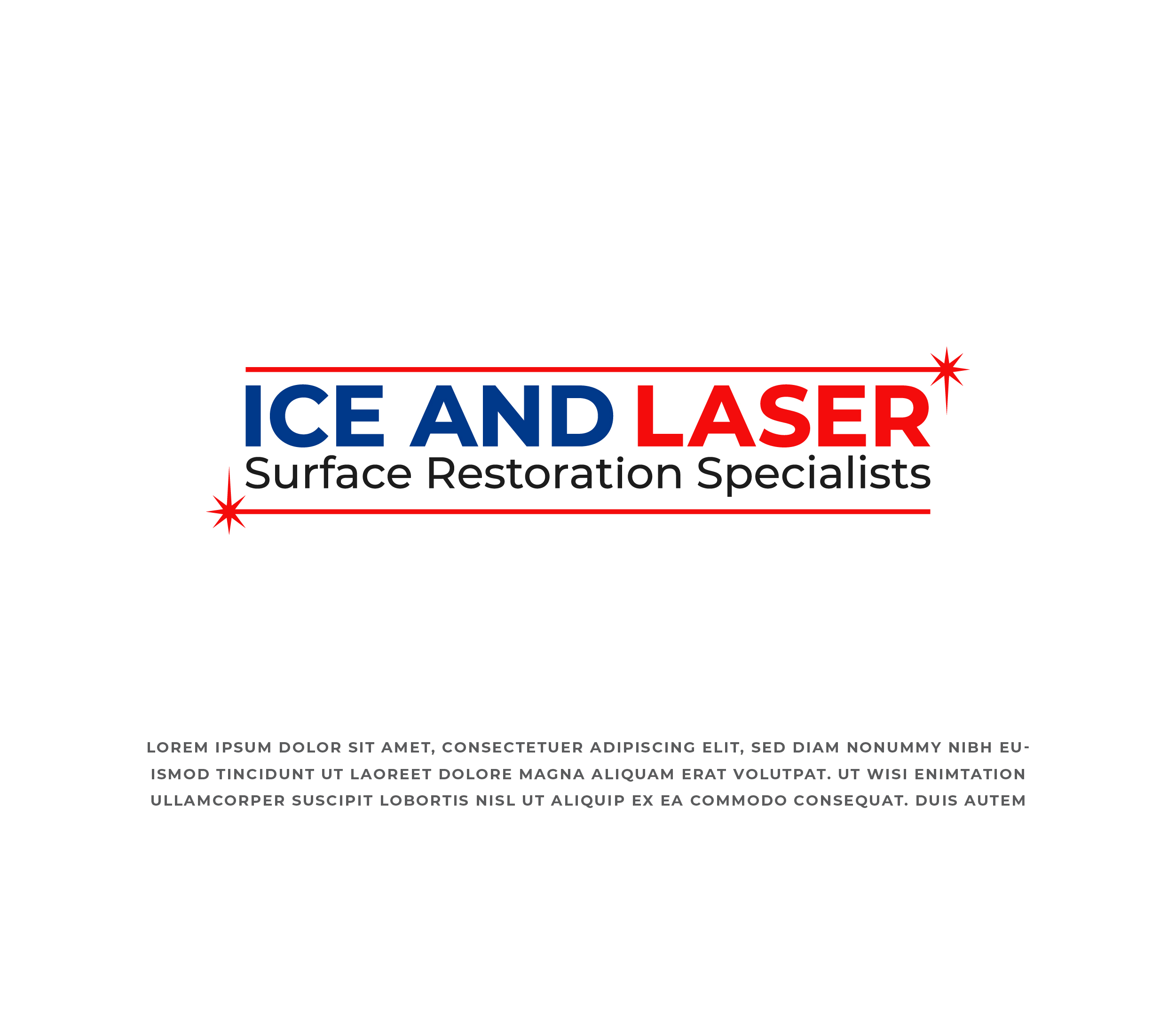 Logo Design by 99 Art.. for Ice and Laser Pty Ltd | Design #35058174