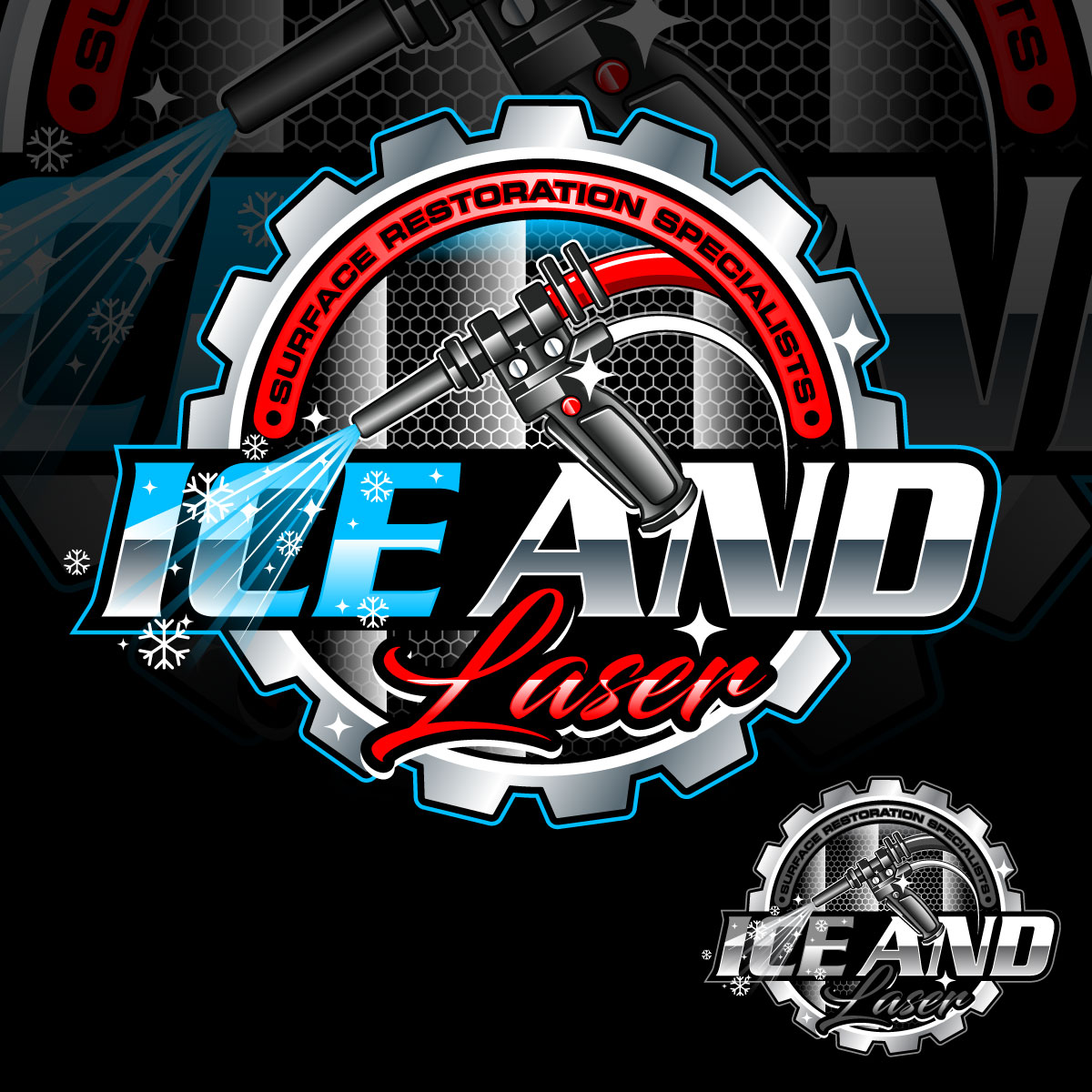 Logo Design by Suvendu.S for Ice and Laser Pty Ltd | Design #35085248