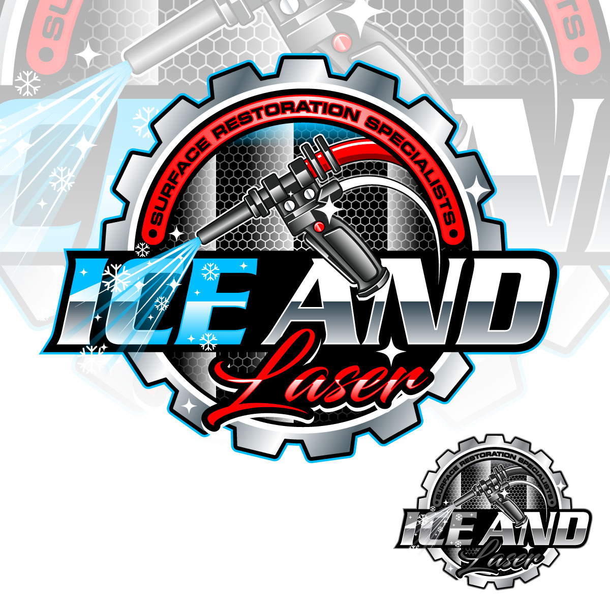 Logo Design by Suvendu.S for Ice and Laser Pty Ltd | Design #35085249