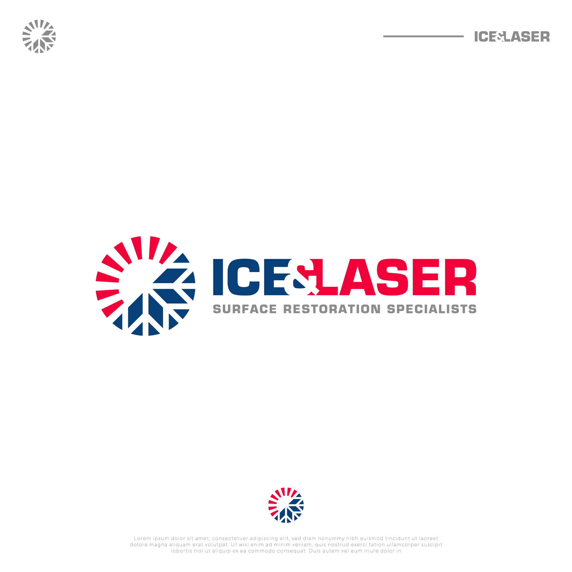 Logo Design by Humphrey™ for Ice and Laser Pty Ltd | Design #35088543