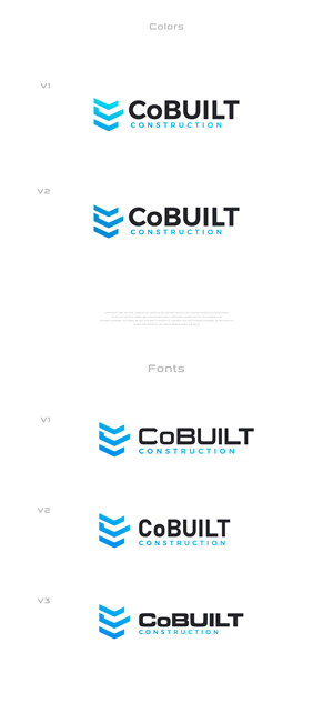 Diseño de Logo por apik. para CoBUILT CONSTRUCTION | Diseño: #35045873