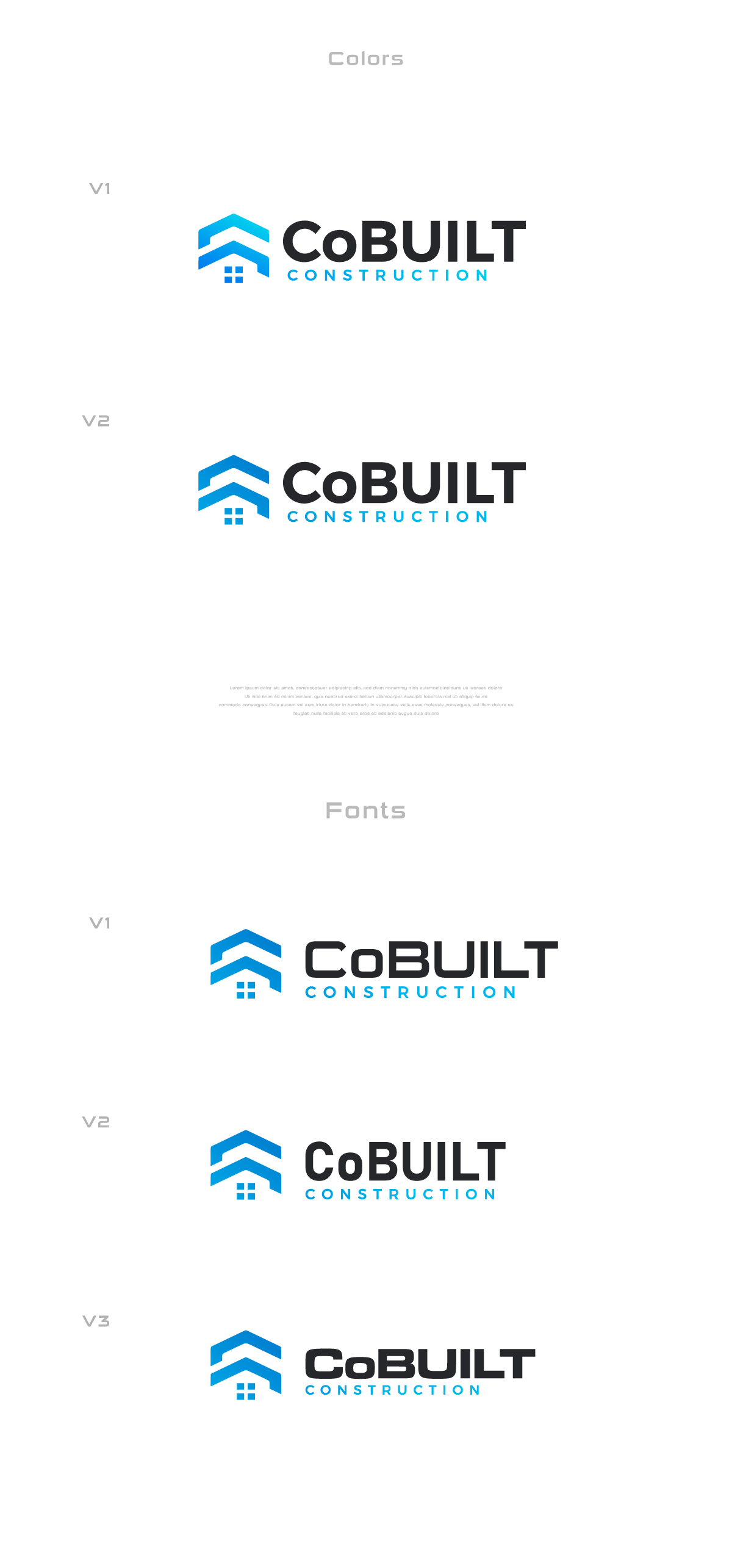 Logo Design by apik. for CoBUILT CONSTRUCTION | Design #35046106
