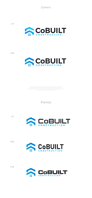Diseño de Logo por apik. para CoBUILT CONSTRUCTION | Diseño: #35046106